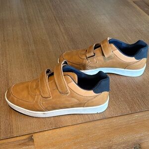 Boy’s Tan Velcro Sneakers